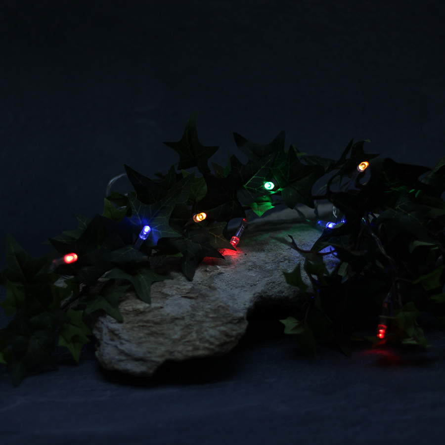 Lichterkette '10 LEDs' mehrfarbiges Licht