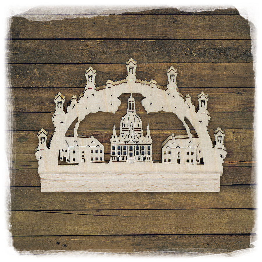 Miniatur-Schwibbogen Frauenkirche
