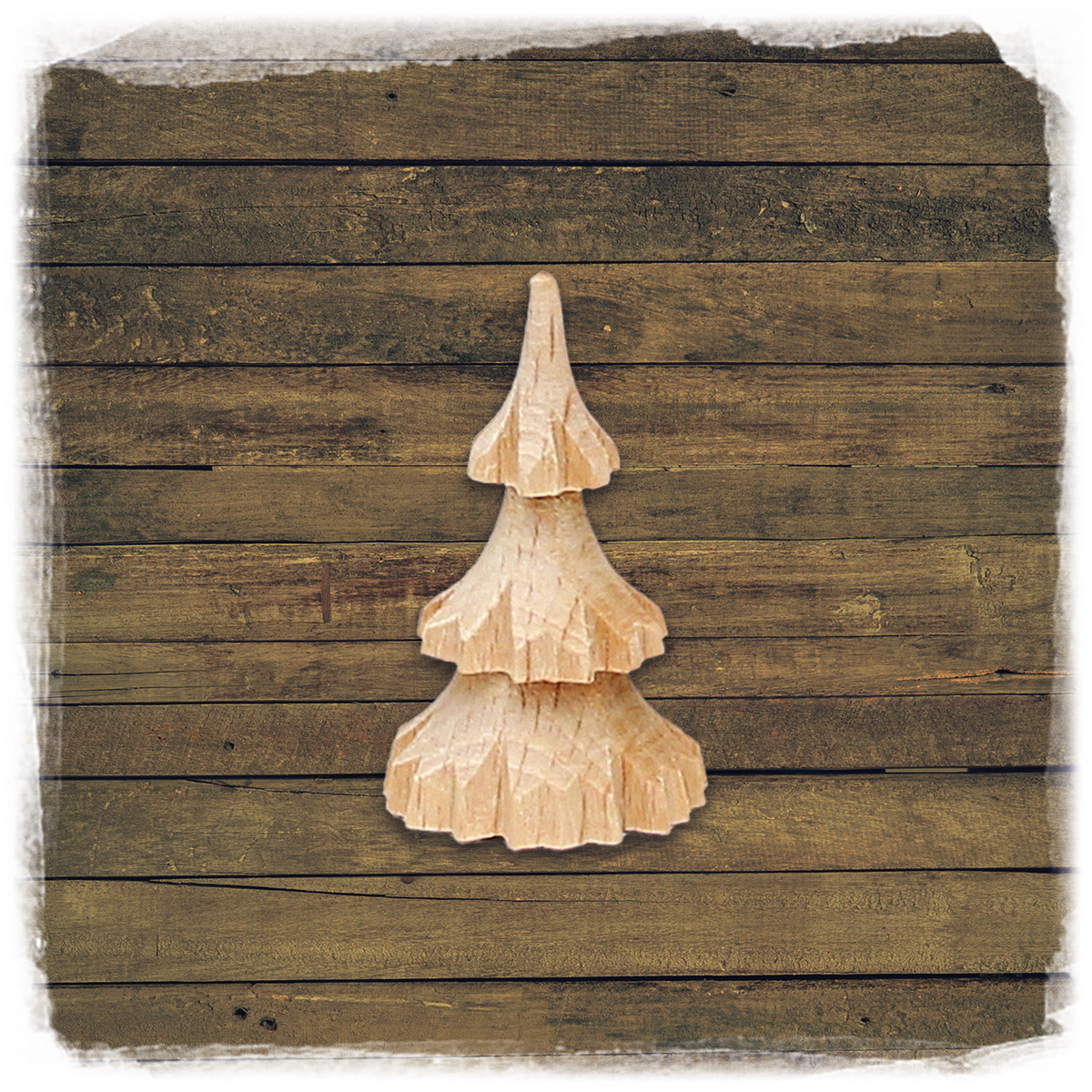 gedrechselter kleiner Tannenbaum 4 cm