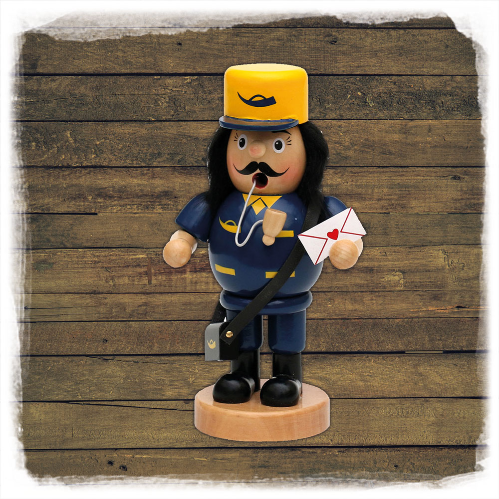 'Arzt, Dachdecker, Postbote, Feuerwehrmann' Räuchermann (19cm)