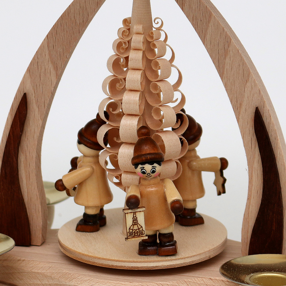 Pyramide mit Winterfiguren