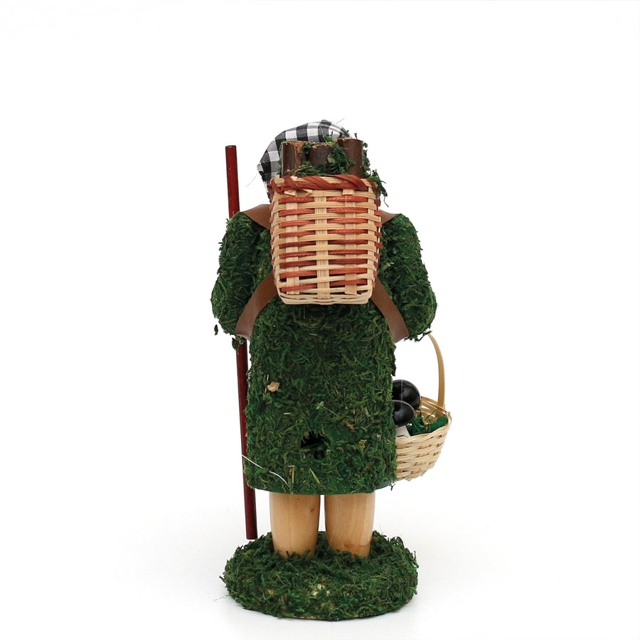 'Moosfraa' Räucherfrau 16cm Holz