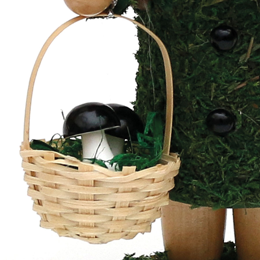 'Moosfraa' Räucherfrau 16cm Holz