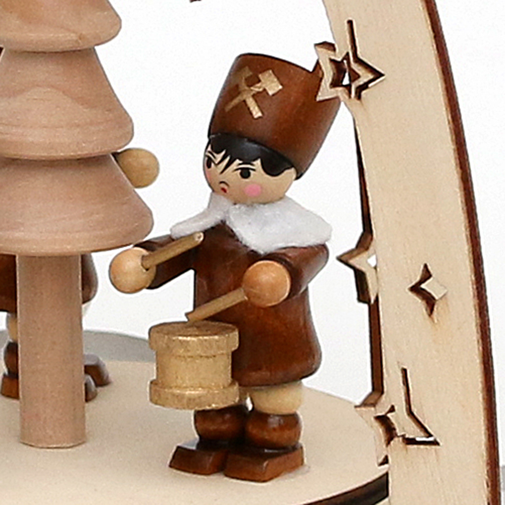 Pyramide 23cm Bergmannsfiguren 2-fach sortiert