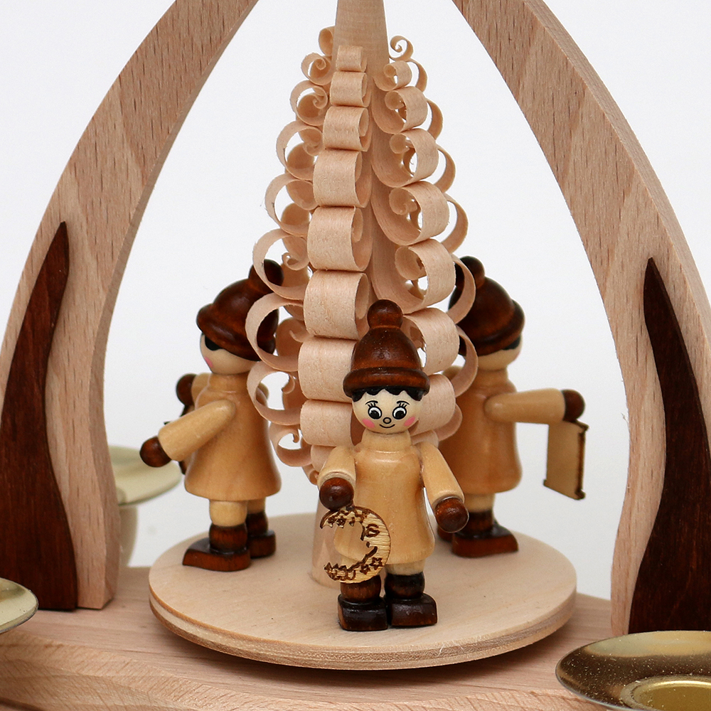 Pyramide mit Winterfiguren
