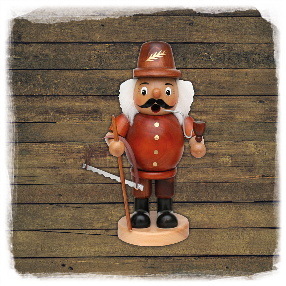 'Förster, Schornsteinfeger, Weihnachtsmann & Jäger' Räuchermann, 19cm