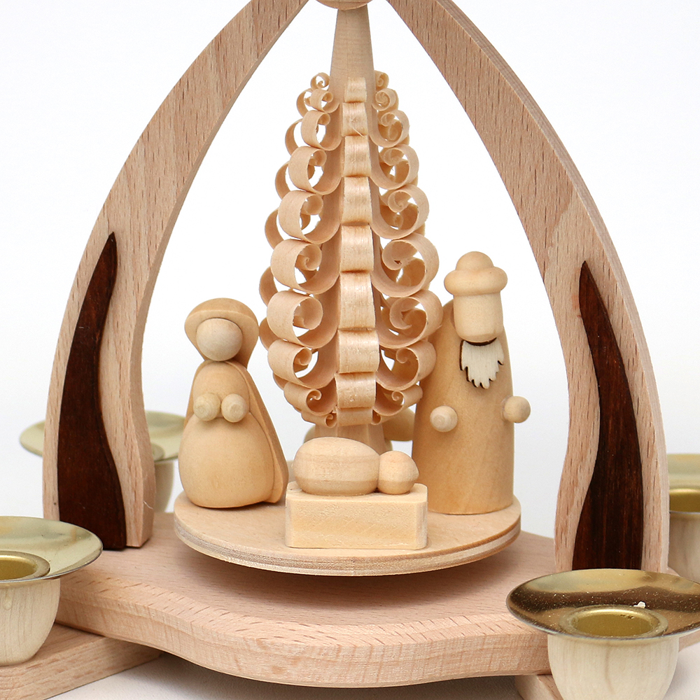 Pyramide mit heiliger Familie