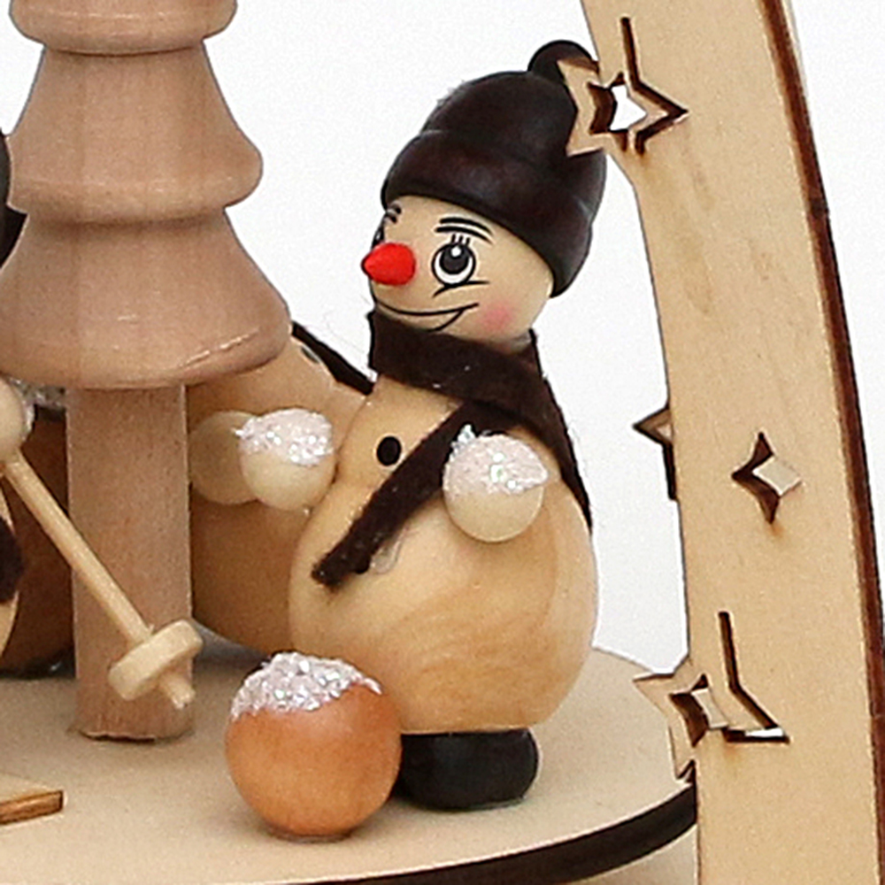 Pyramide 23cm Schneemänner 2-fach sortiert