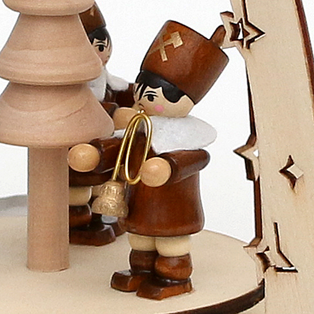 Pyramide 23cm Bergmannsfiguren 2-fach sortiert